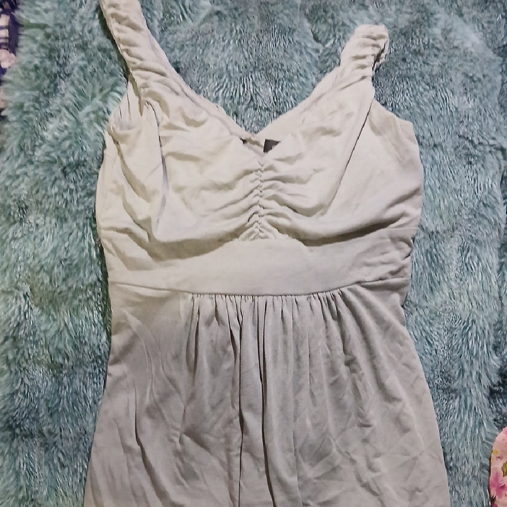 Sam & Max Elegant White Ruched Blouse